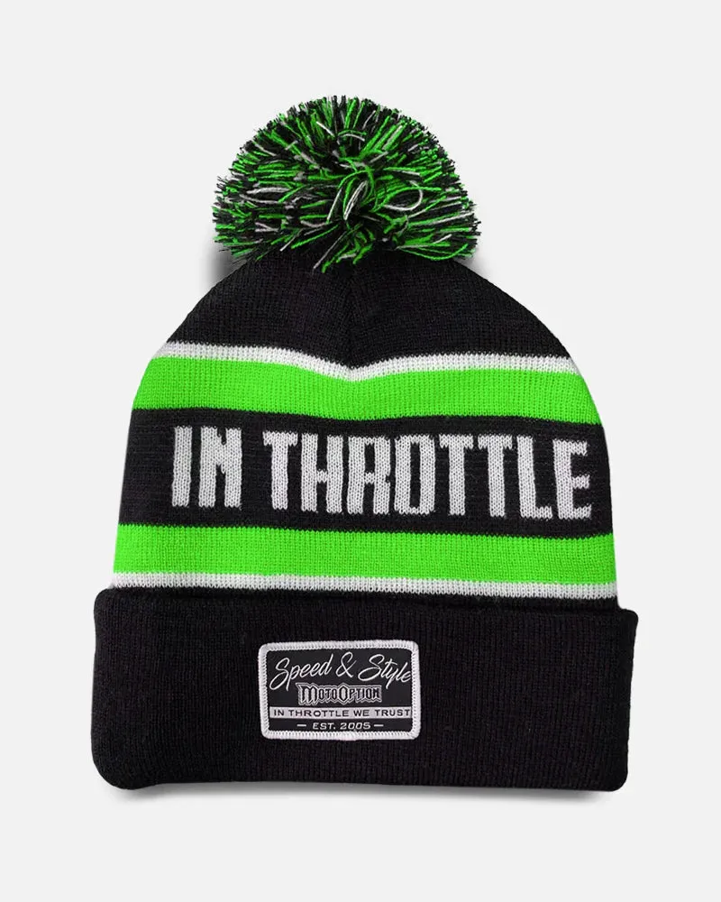 In Throttle we Trust Beanie - Green