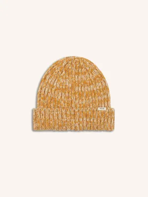 Isla Beanie in Saffron Marl Merino Wool