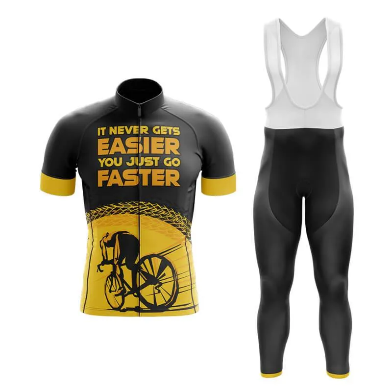 It never gets easier, you just go faster (V1) Club Cycling Kit