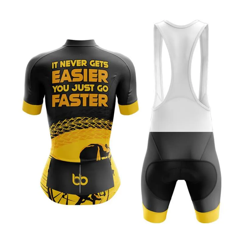 It never gets easier, you just go faster (V1) Club Cycling Kit