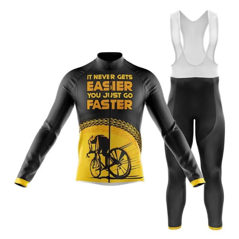 It never gets easier, you just go faster (V1) Club Cycling Kit