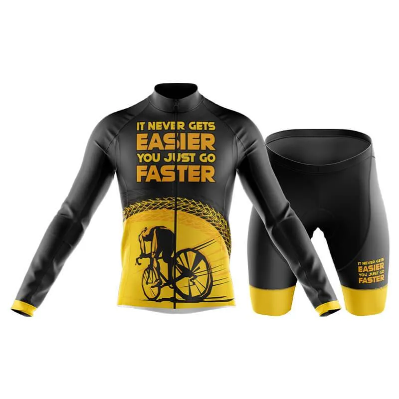 It never gets easier, you just go faster (V1) Club Cycling Kit