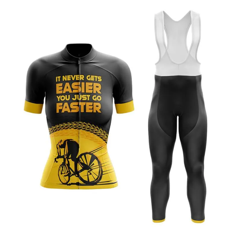 It never gets easier, you just go faster (V1) Club Cycling Kit