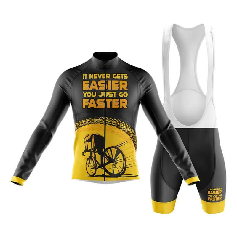 It never gets easier, you just go faster (V1) Club Cycling Kit