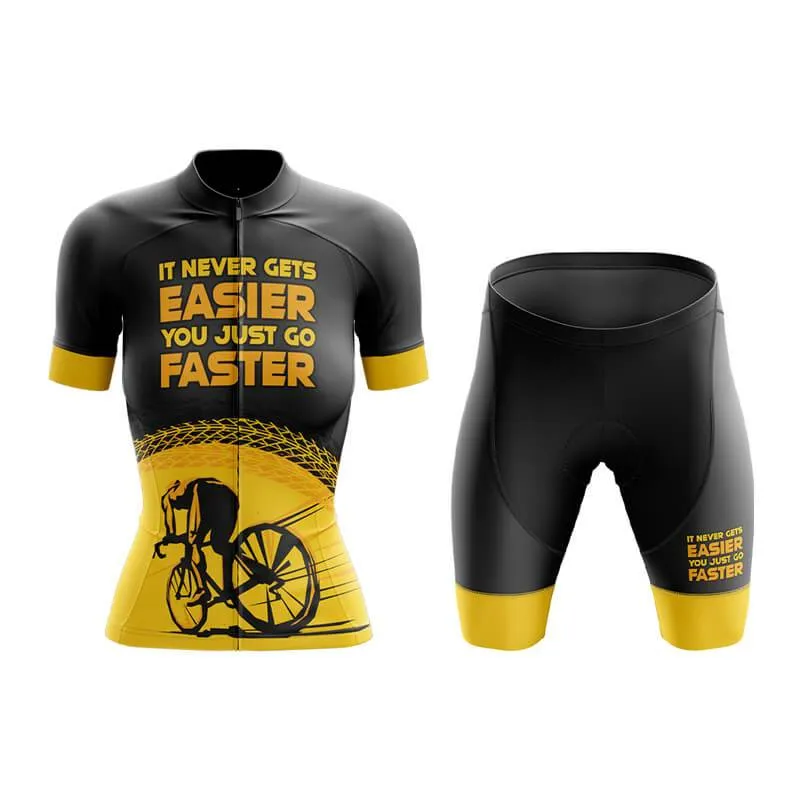 It never gets easier, you just go faster (V1) Club Cycling Kit