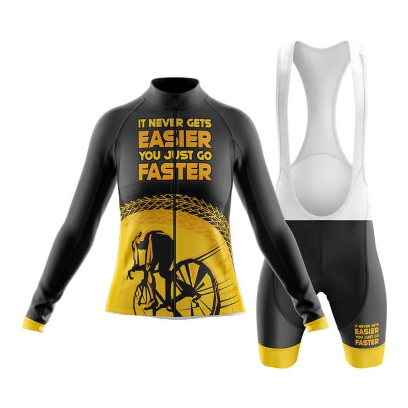 It never gets easier, you just go faster (V1) Club Cycling Kit