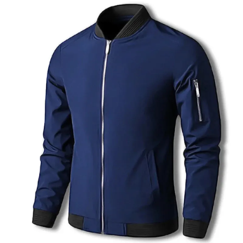 Jacket Men Fashion Casual Slim Mens Jacket Sportswear Bomber Jacket Mens jackets men and Coats Plus Size S- 6XL  9900