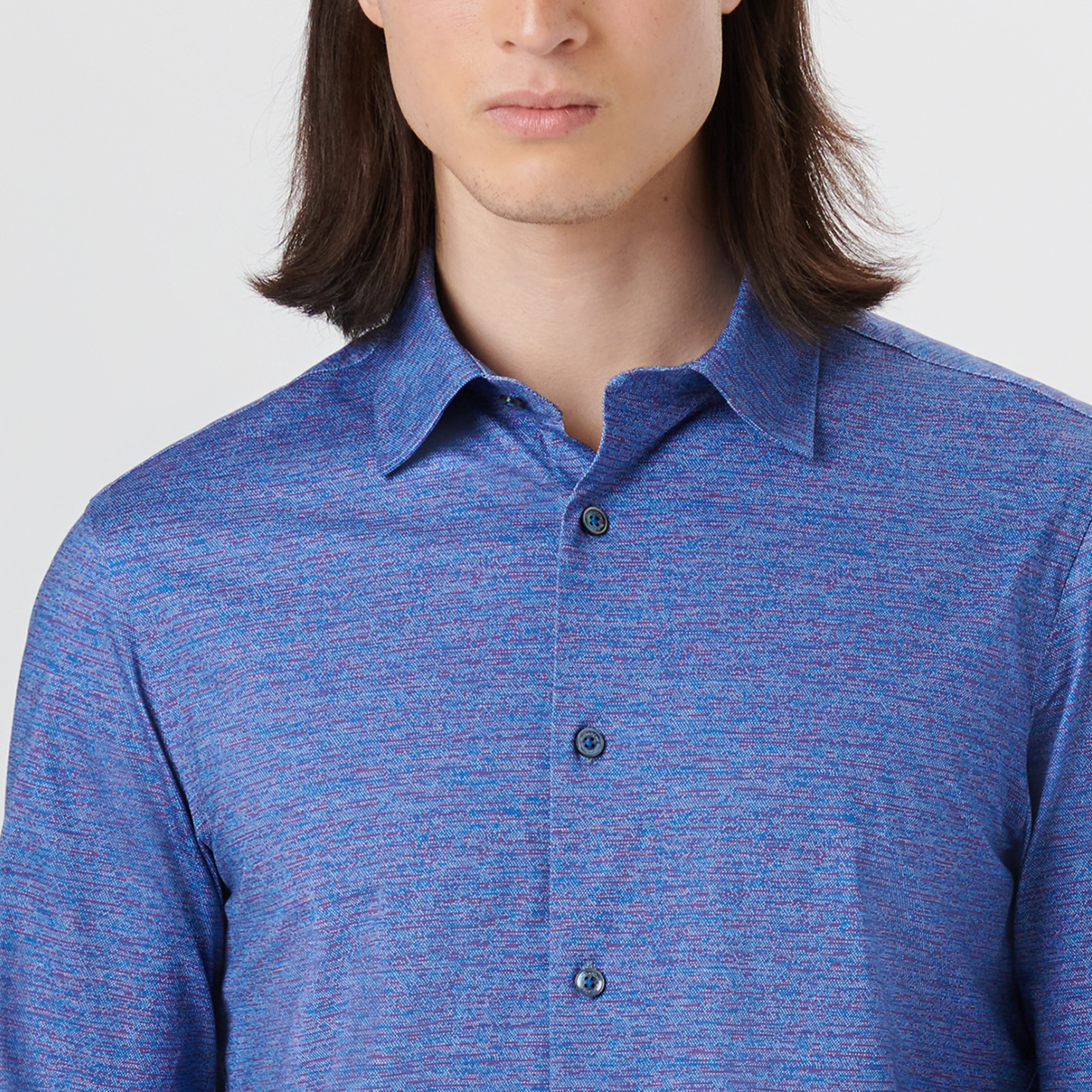 JAMES Chambray Print OoohCotton Shirt