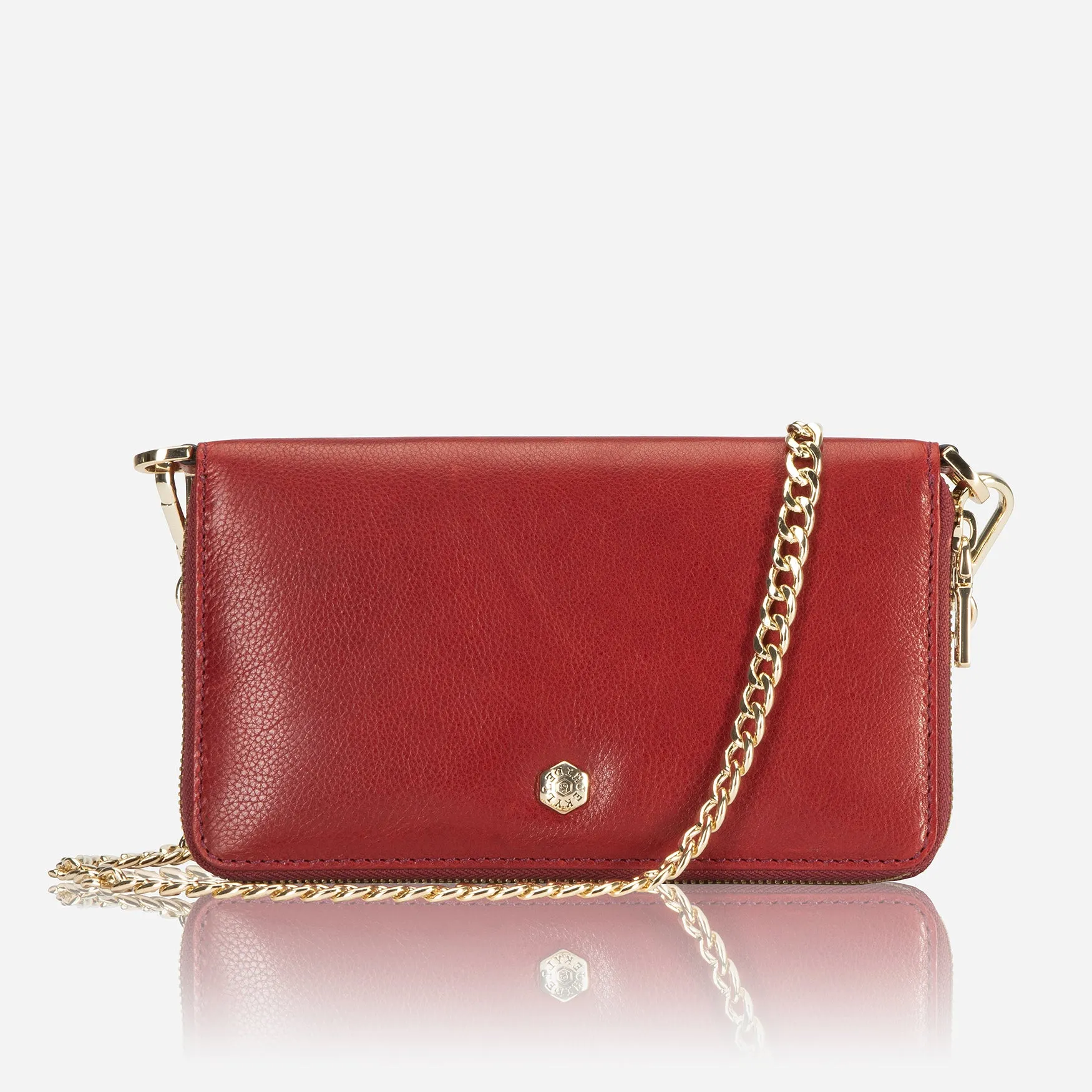 Jekyll & Hide Paris Chain Purse Ladies Handbag, Red