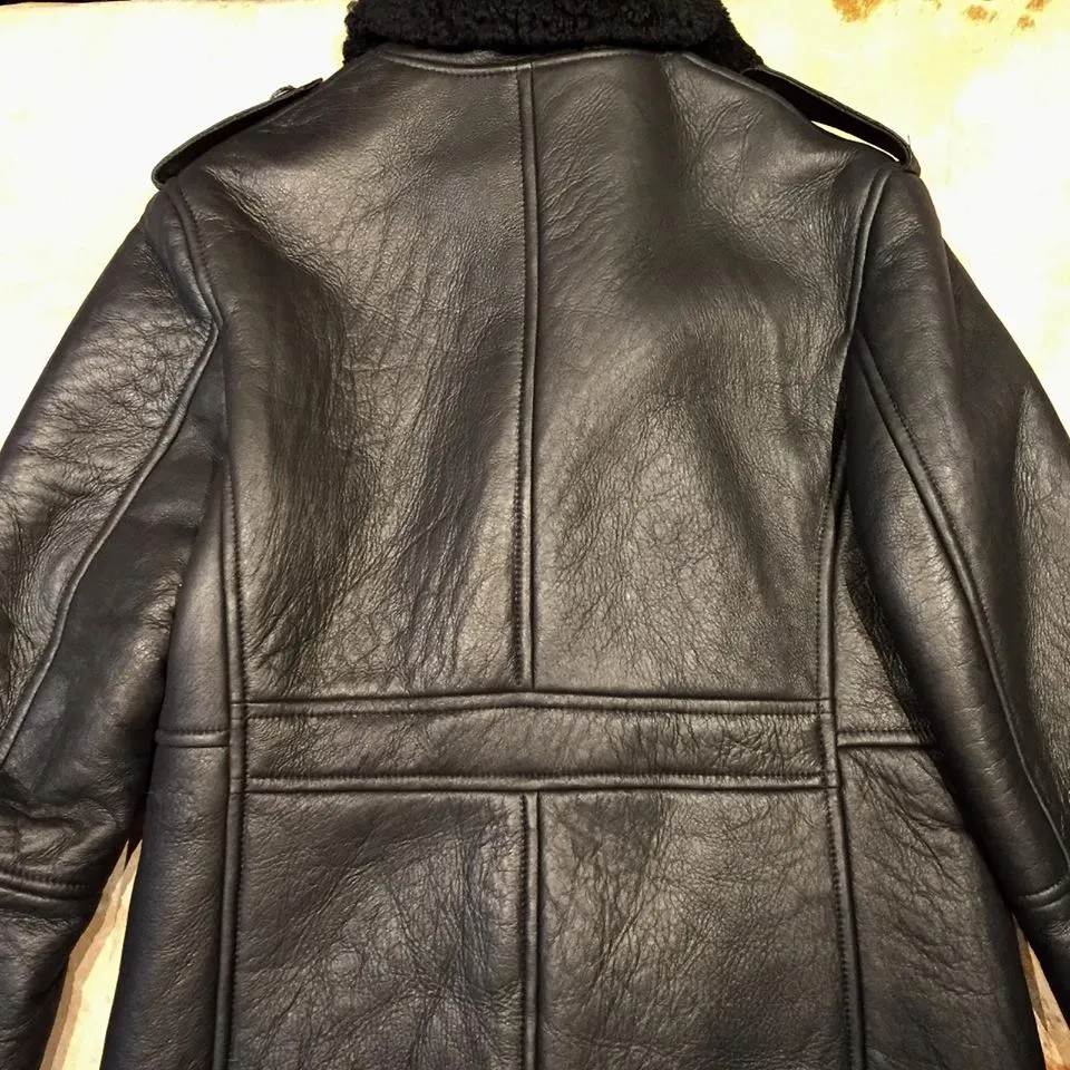 Kashani Black Shearling Jacket