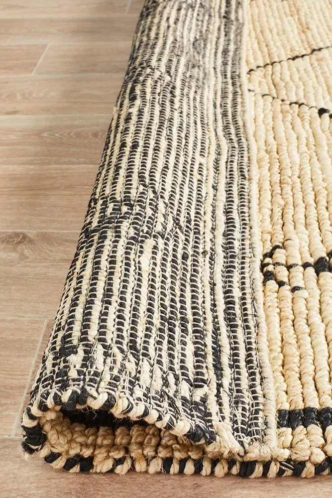 Kenya Tumu Hand Woven Tribal Jute Rug