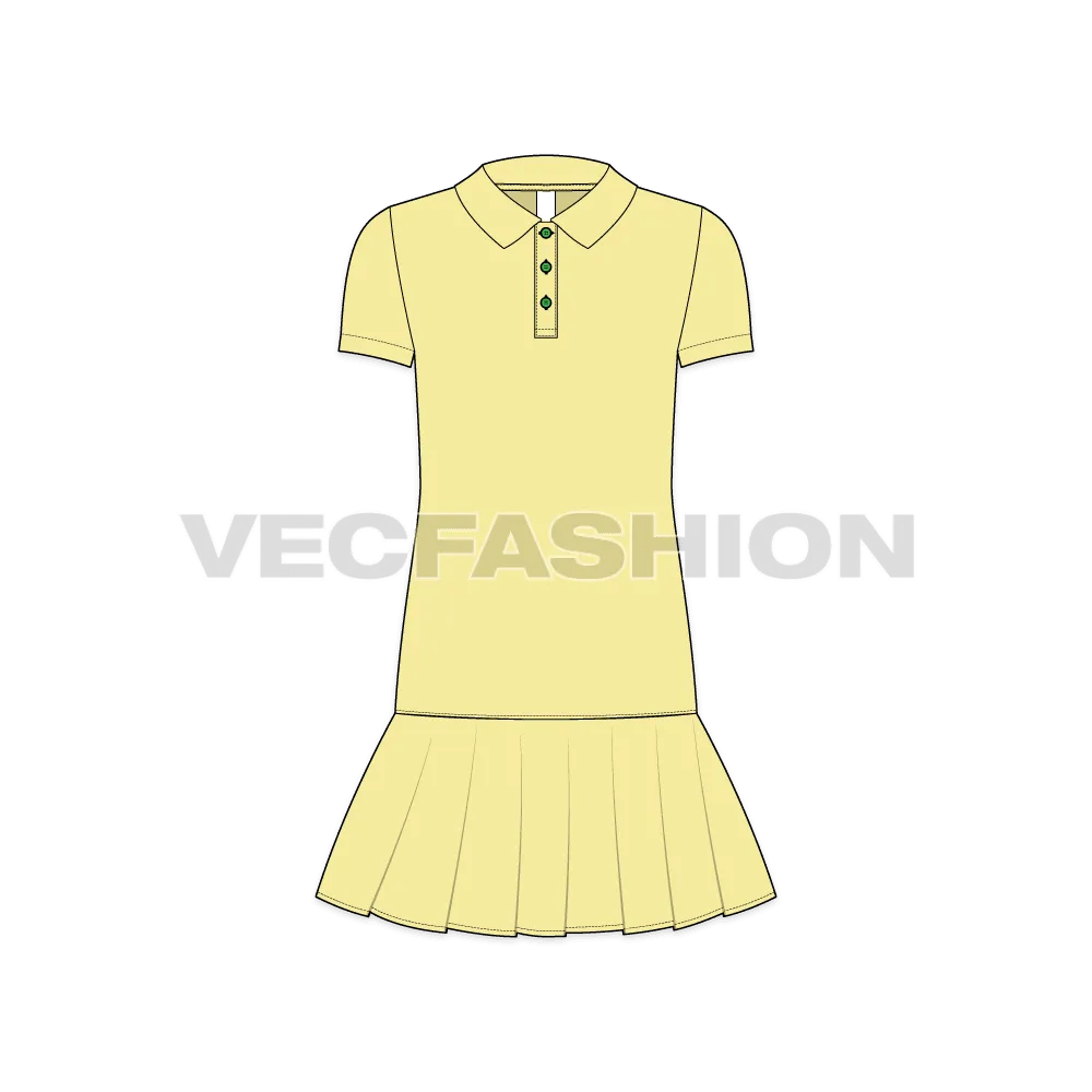 Kids Girls Tennis Dress