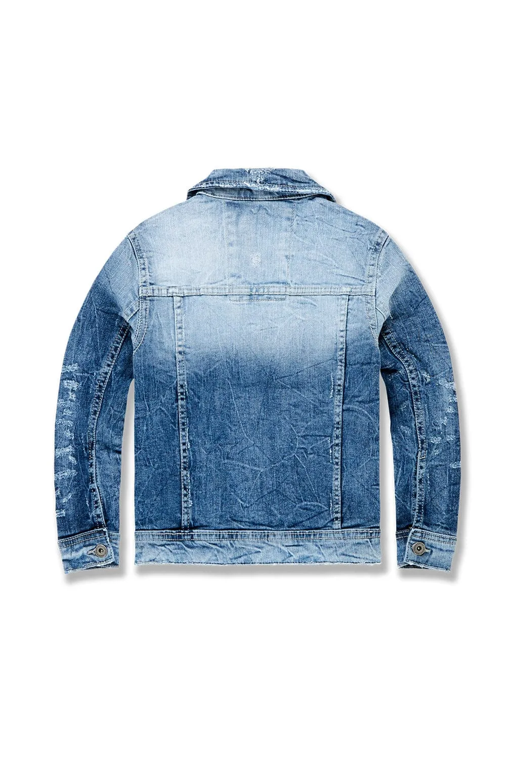 Kids Hamilton Denim Trucker Jacket (Aged Wash)