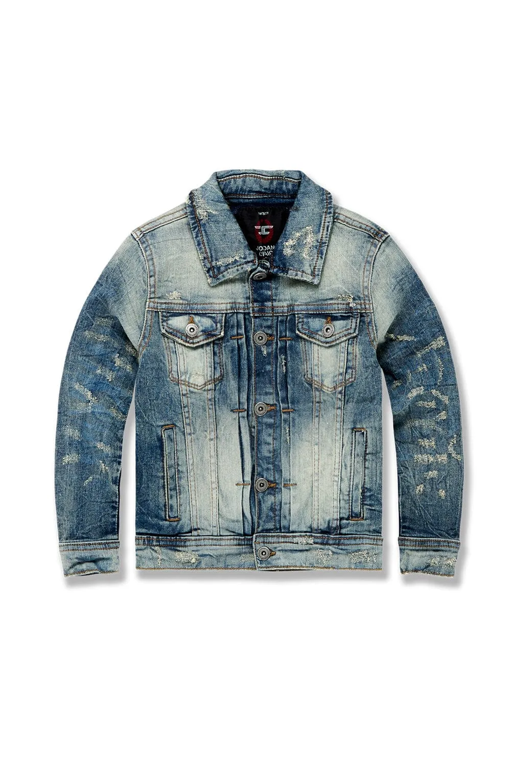 Kids Hamilton Denim Trucker Jacket (Lager)