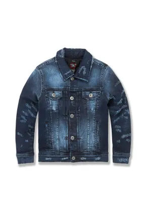 Kids Hamilton Denim Trucker Jacket (Midnight Blue)