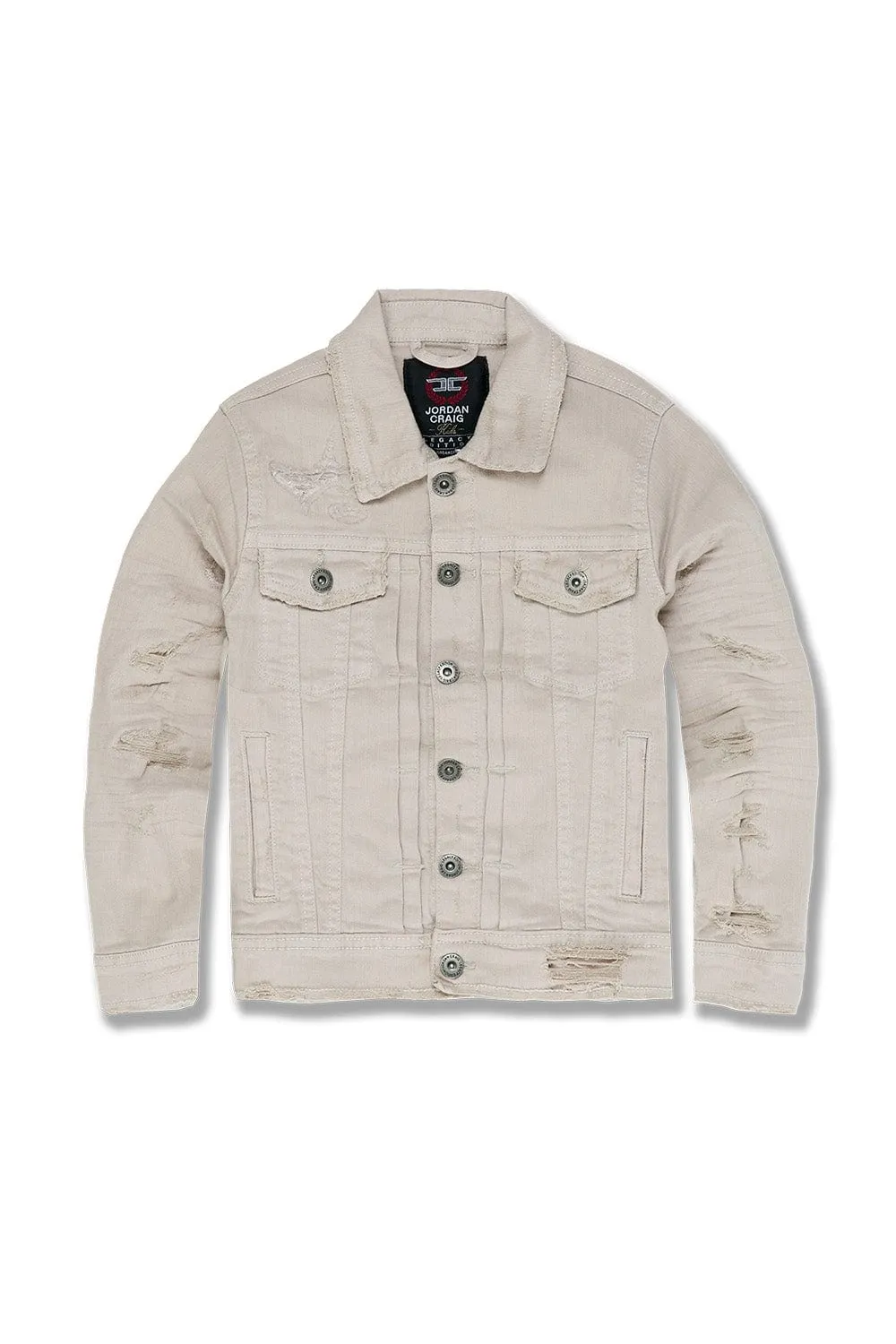 Kids Tribeca Twill Trucker Jacket (Core Colors)