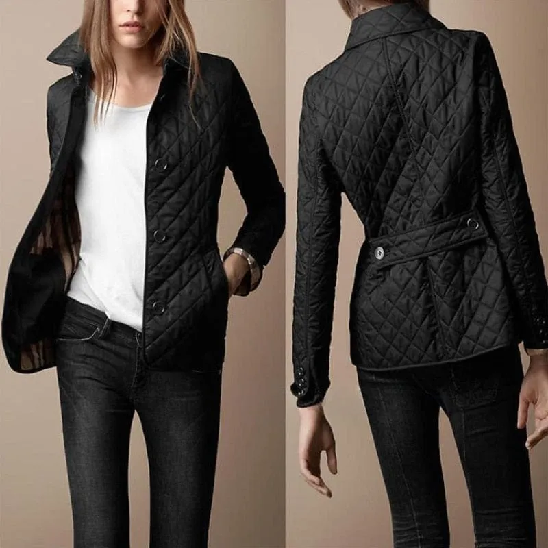 Lapel Single Breasted Slim Jacket