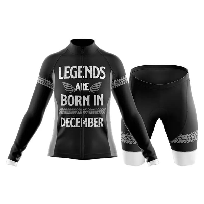 Legends are born in December Club Cycling Kit V1