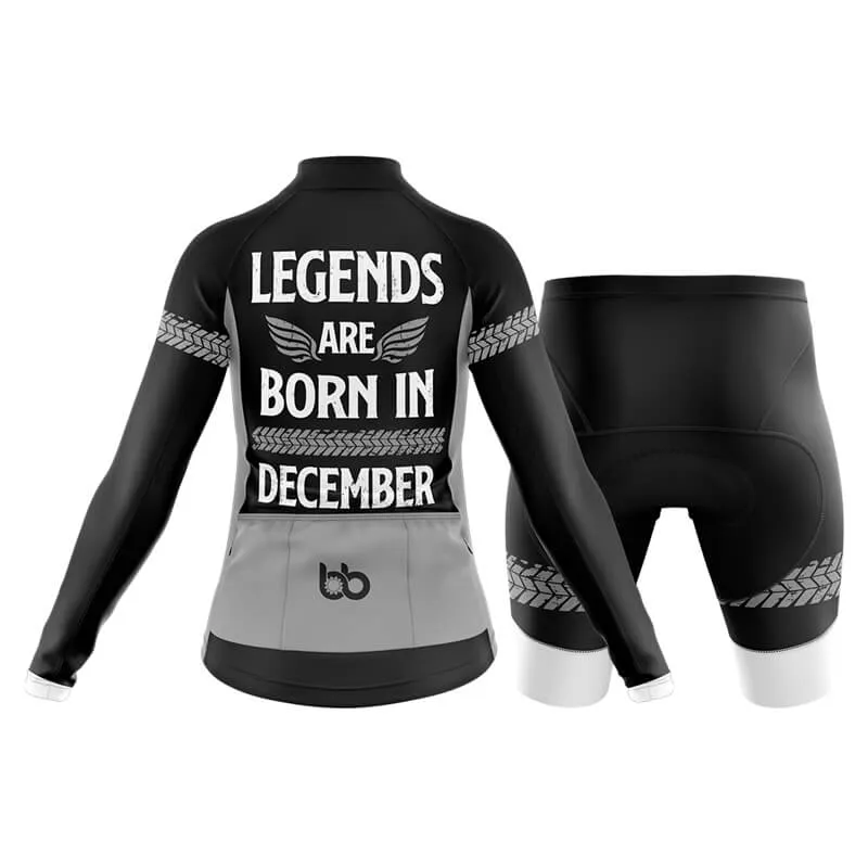 Legends are born in December Club Cycling Kit V1