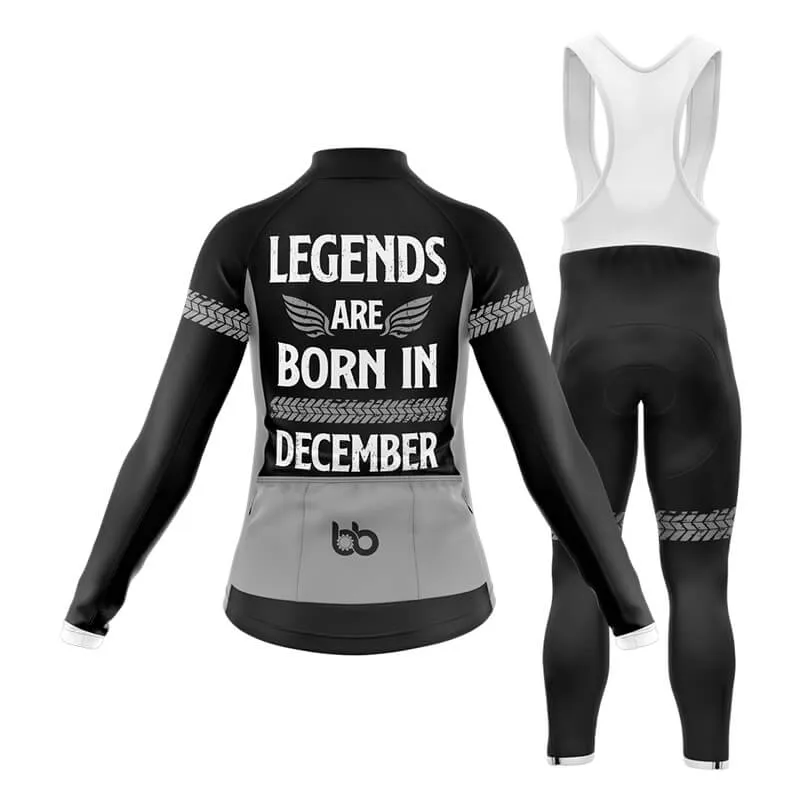 Legends are born in December Club Cycling Kit V1