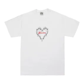 LIMOSINE HEART T SHIRT WHITE