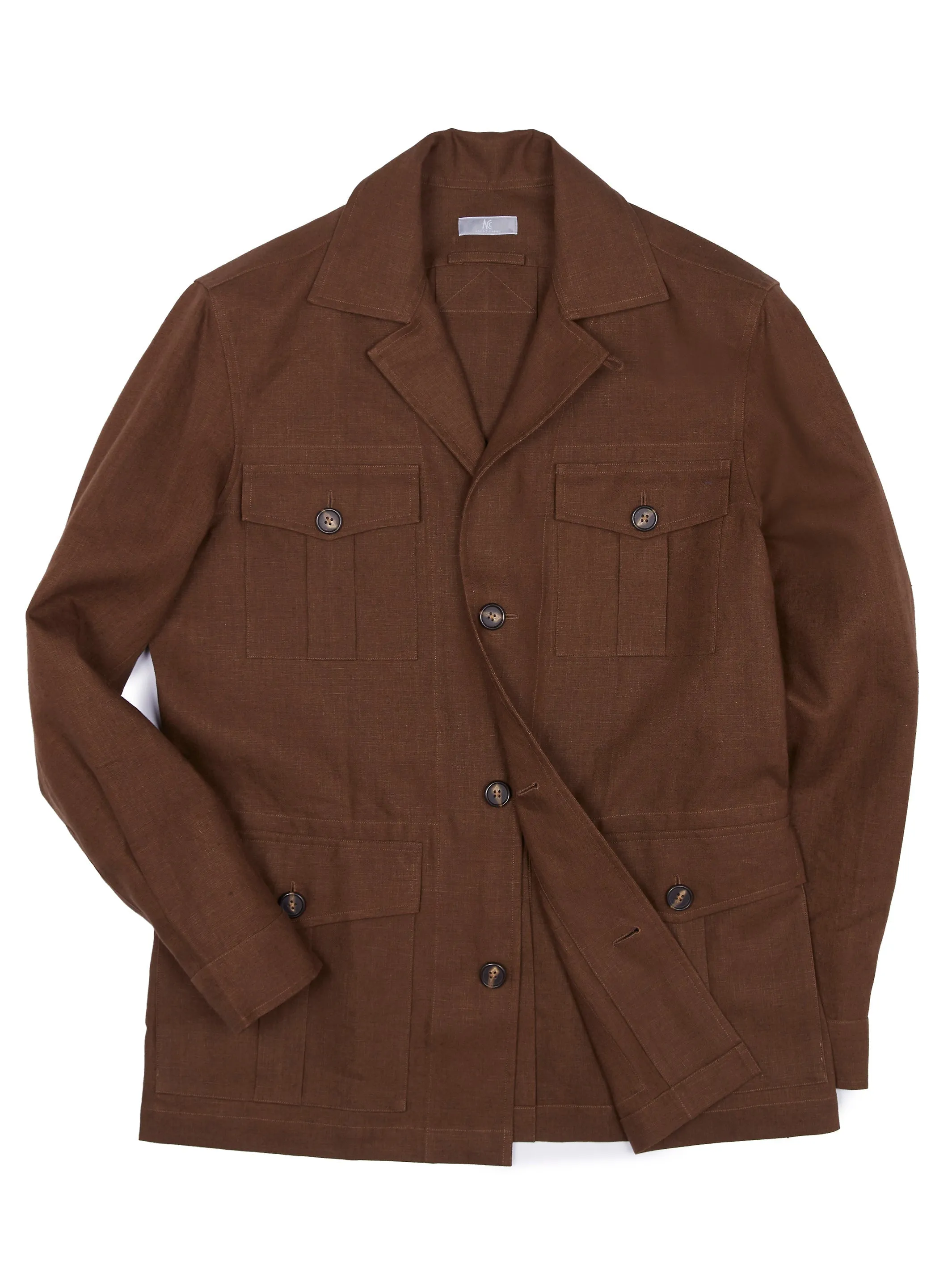 Made to Order Linen Safari Jacket