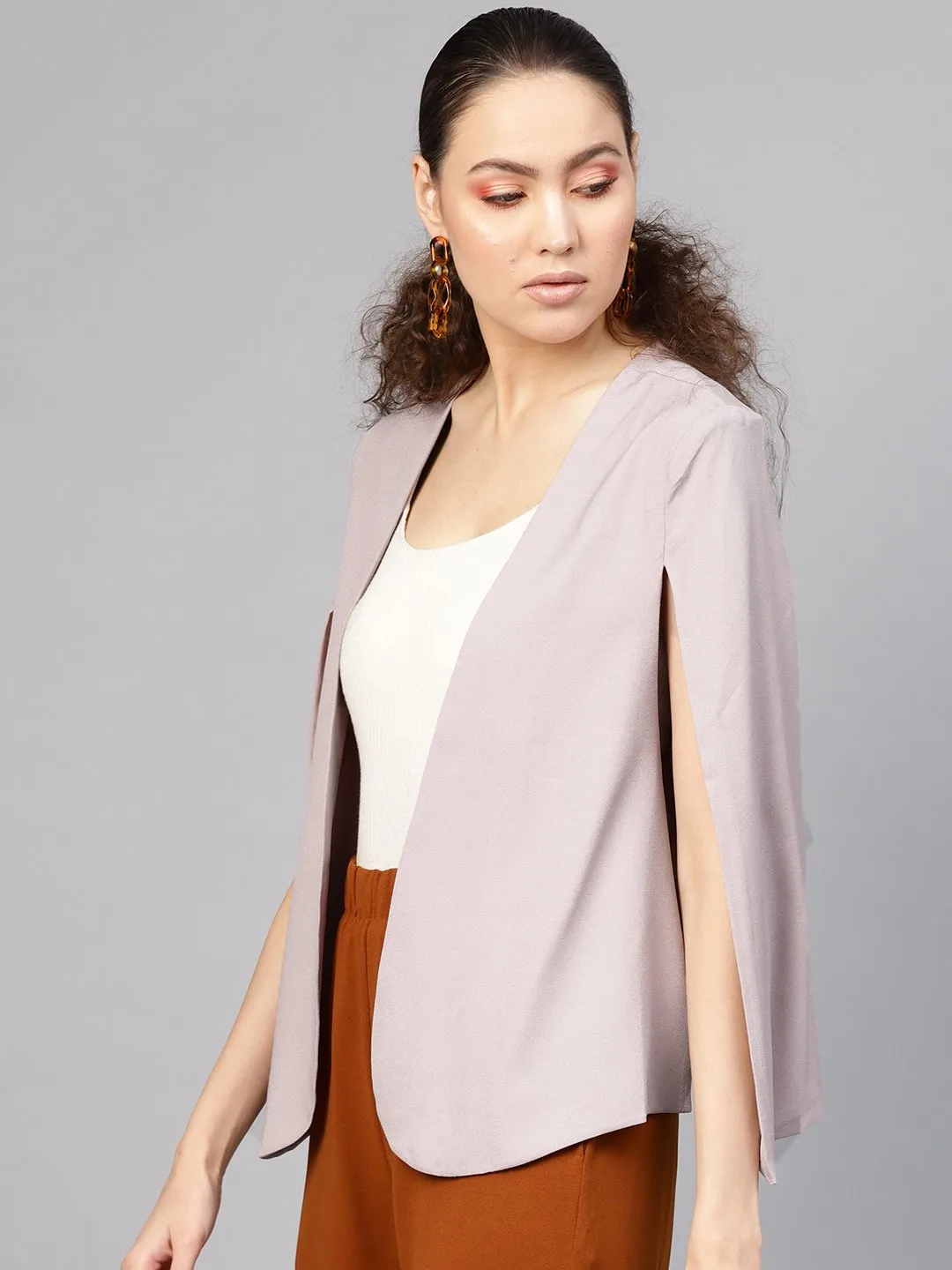 Mauve Cape Jacket