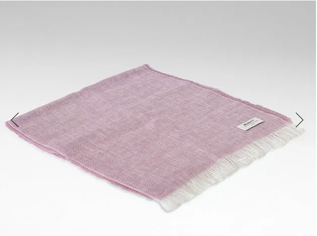 McNutt 100% Irish Linen Scarf - Soft Pink