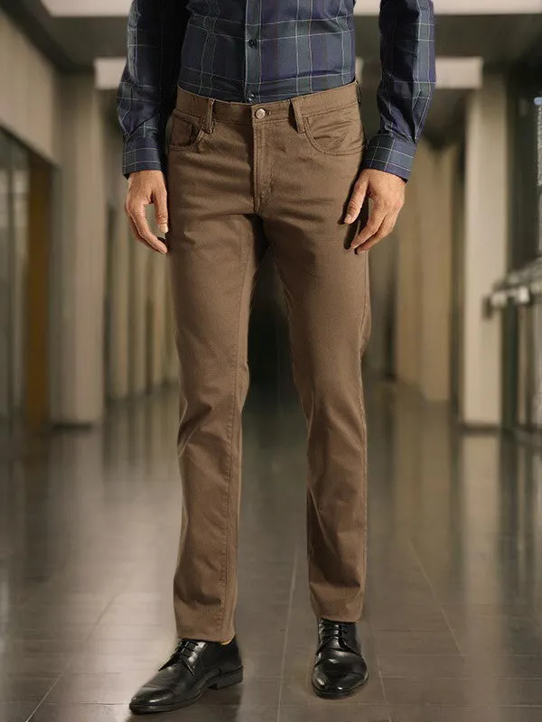 Men Brooklyn Fit Cotton Stretch Trouser