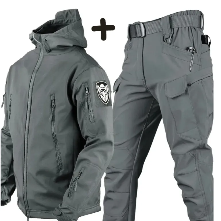 Men - Ski Set - Waterproof & Warm Jacket and Trousers - Ideal Winter Sports Clothing