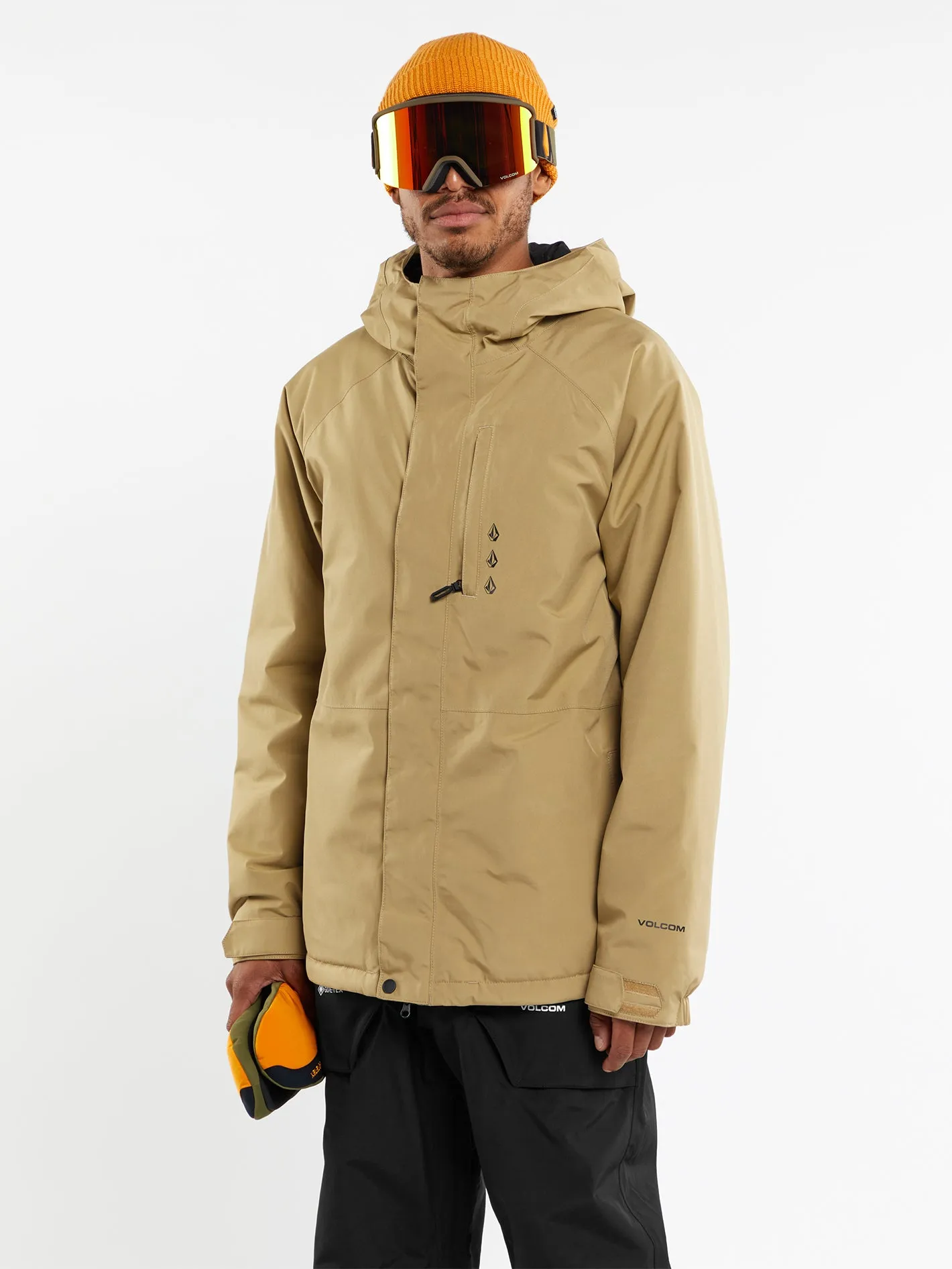 Mens Dua Insulated Gore Jacket - Dark Khaki