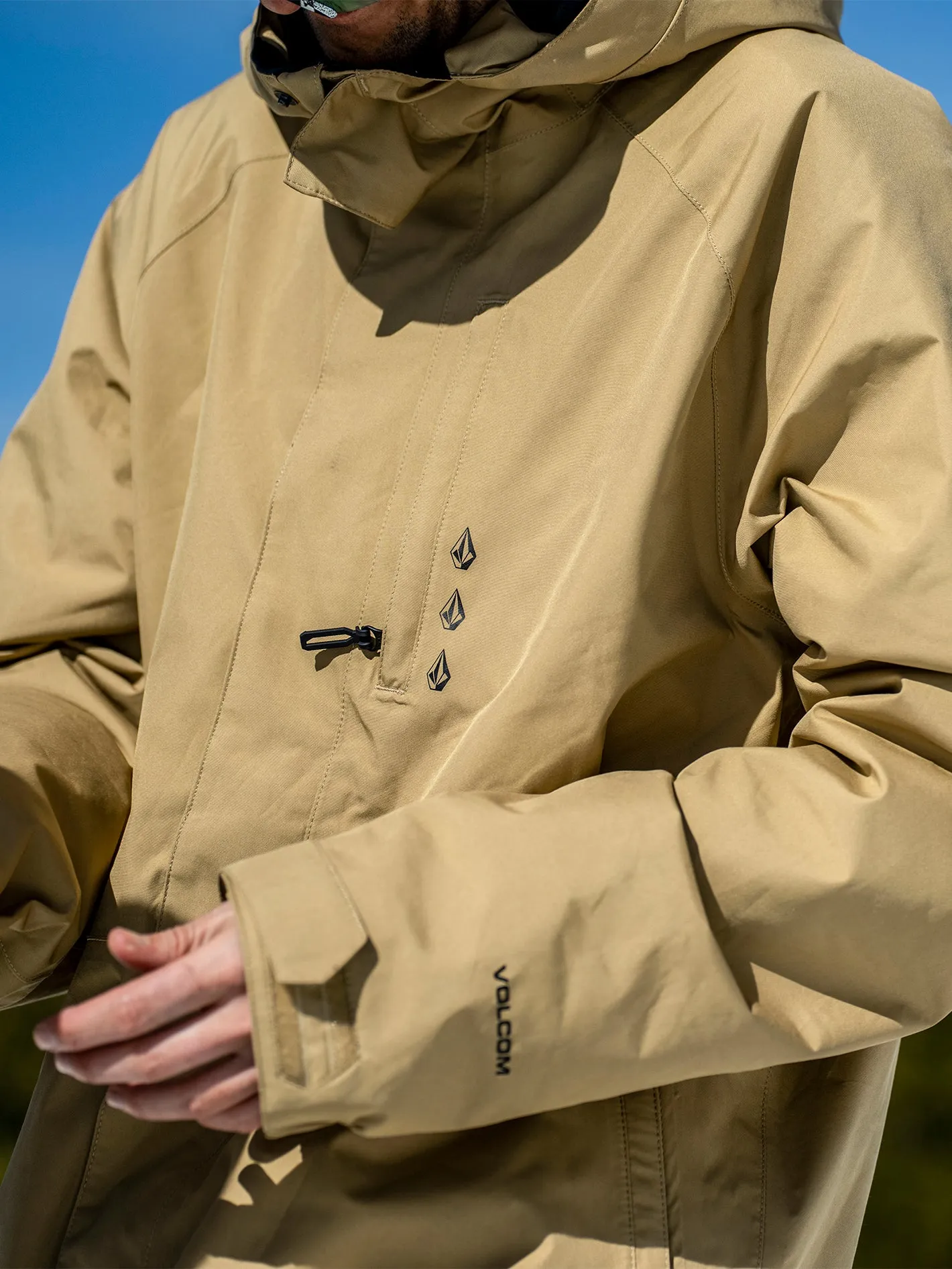 Mens Dua Insulated Gore Jacket - Dark Khaki