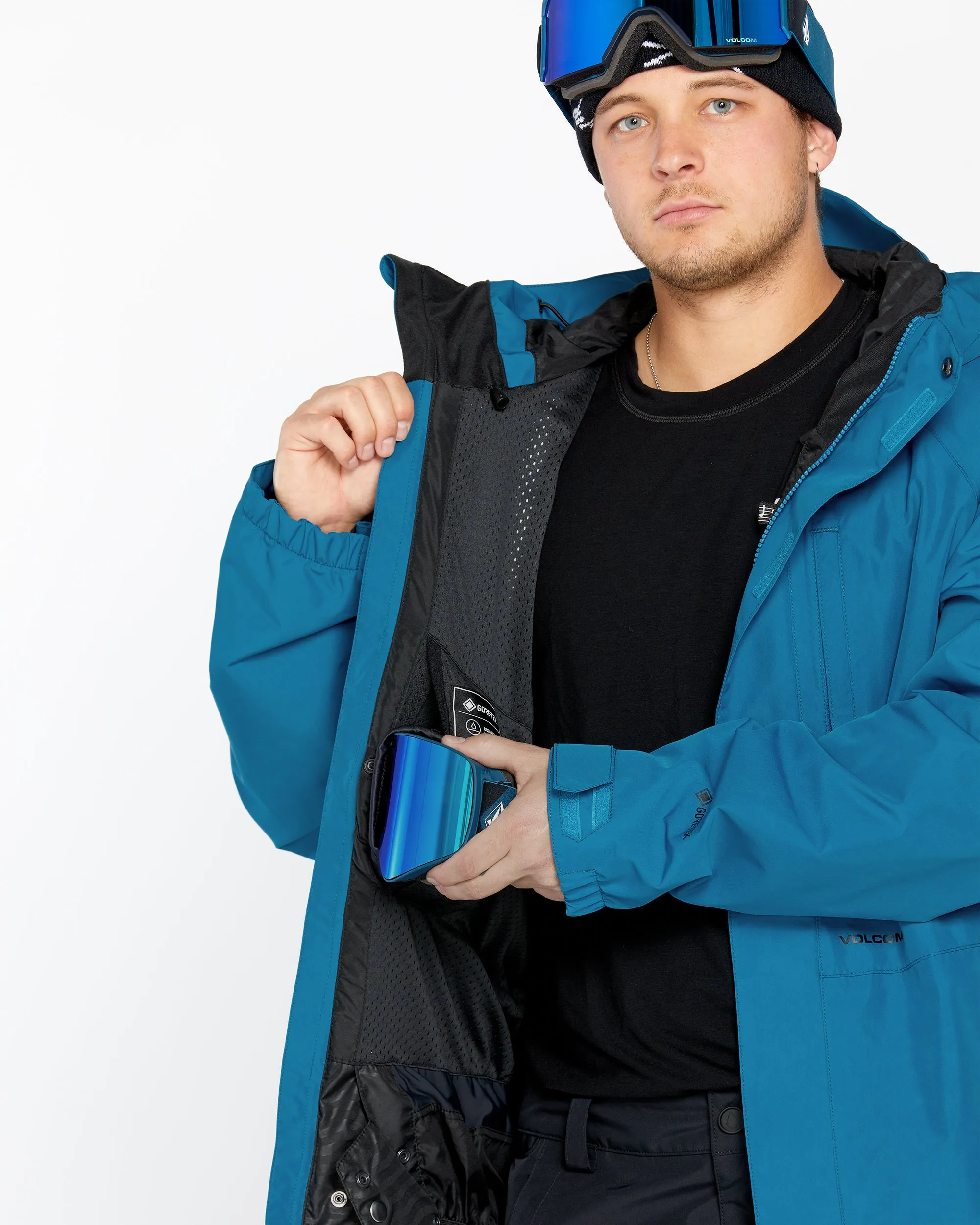 Mens Dua Insulated Gore Jacket - Light Blue