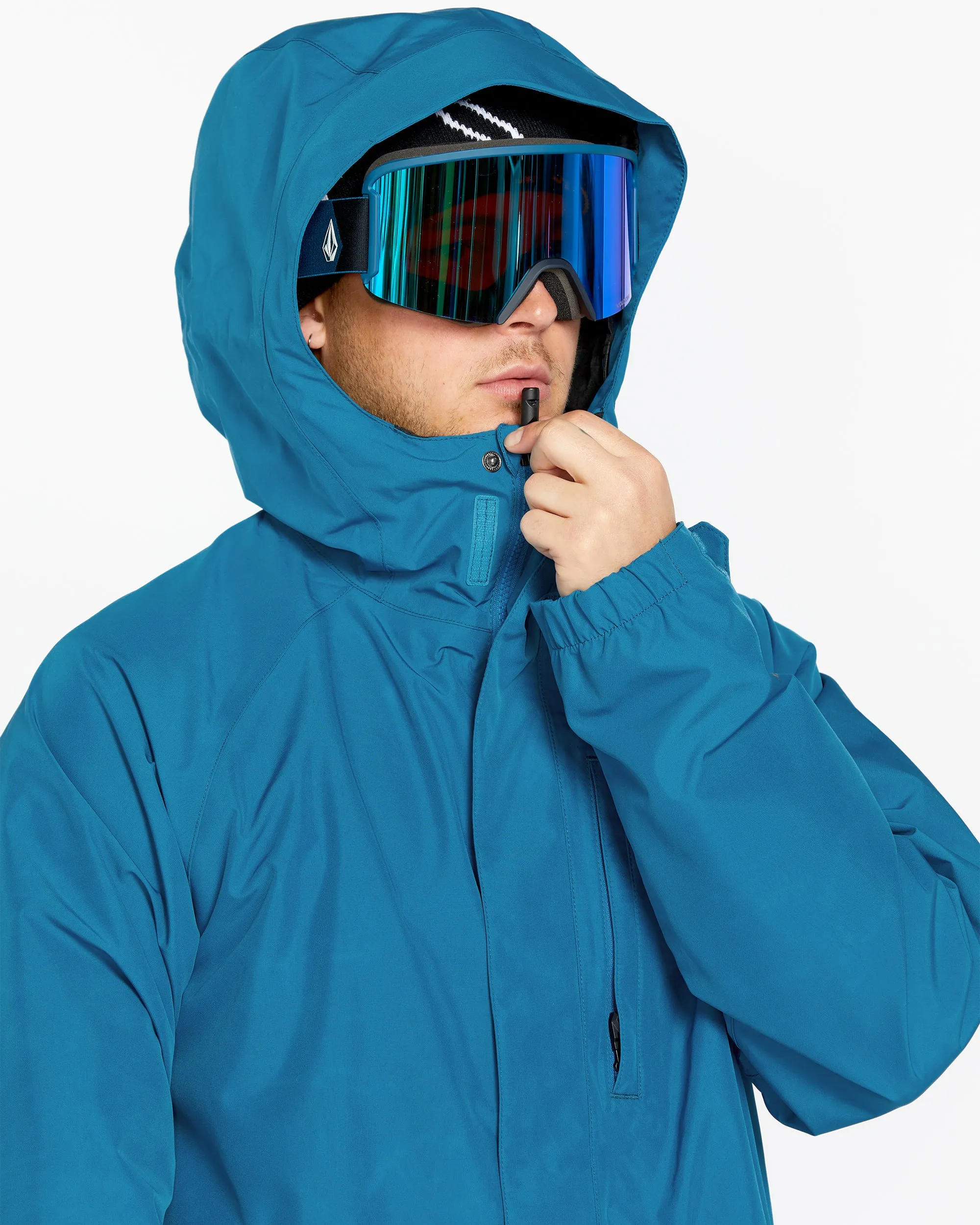 Mens Dua Insulated Gore Jacket - Light Blue