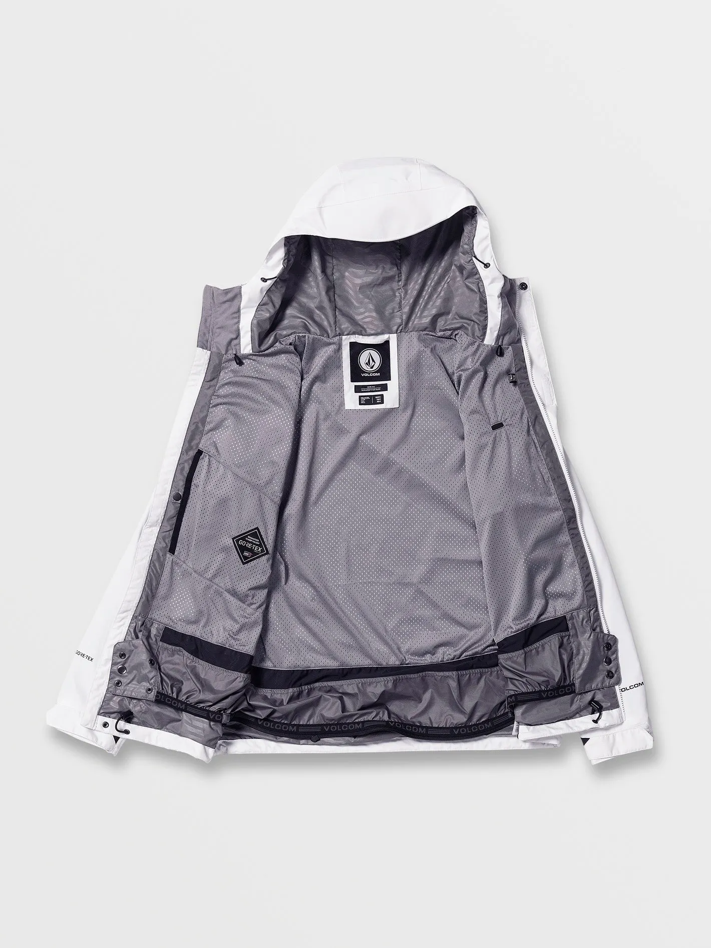 Mens Dua Insulated Gore Jacket - White