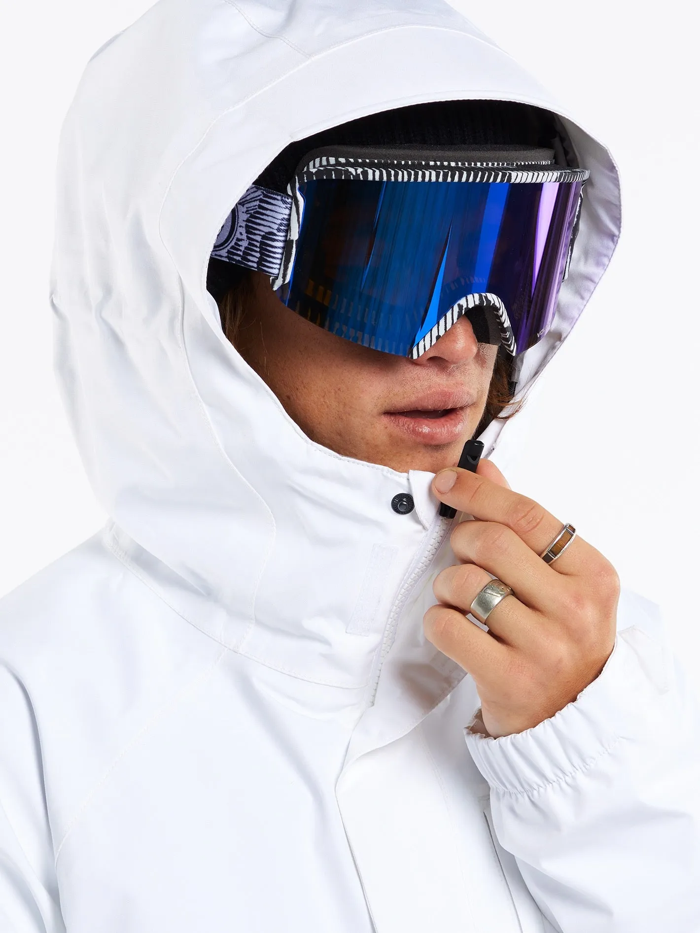 Mens Dua Insulated Gore Jacket - White