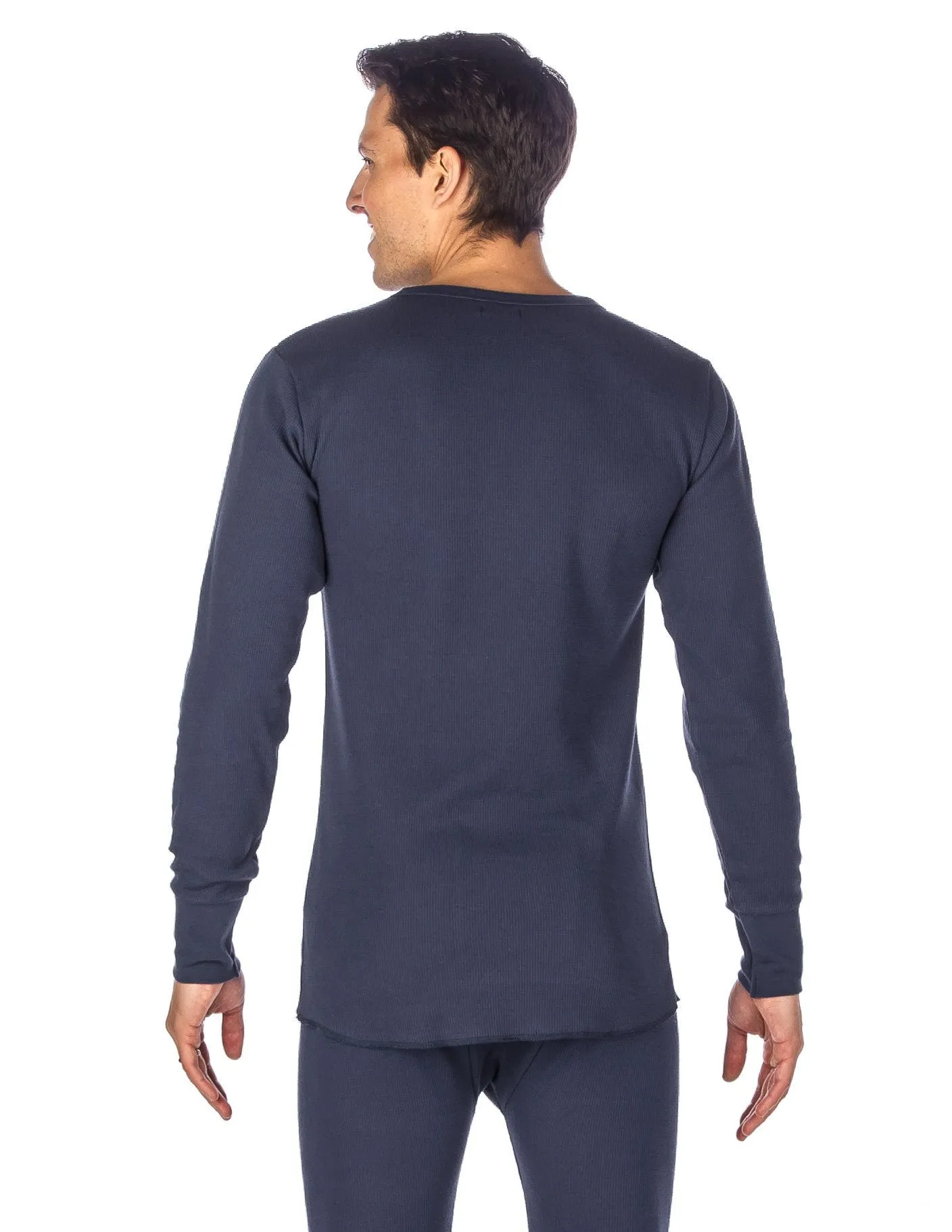 Men's Extreme Cold Waffle Knit Thermal Top and Bottom Set