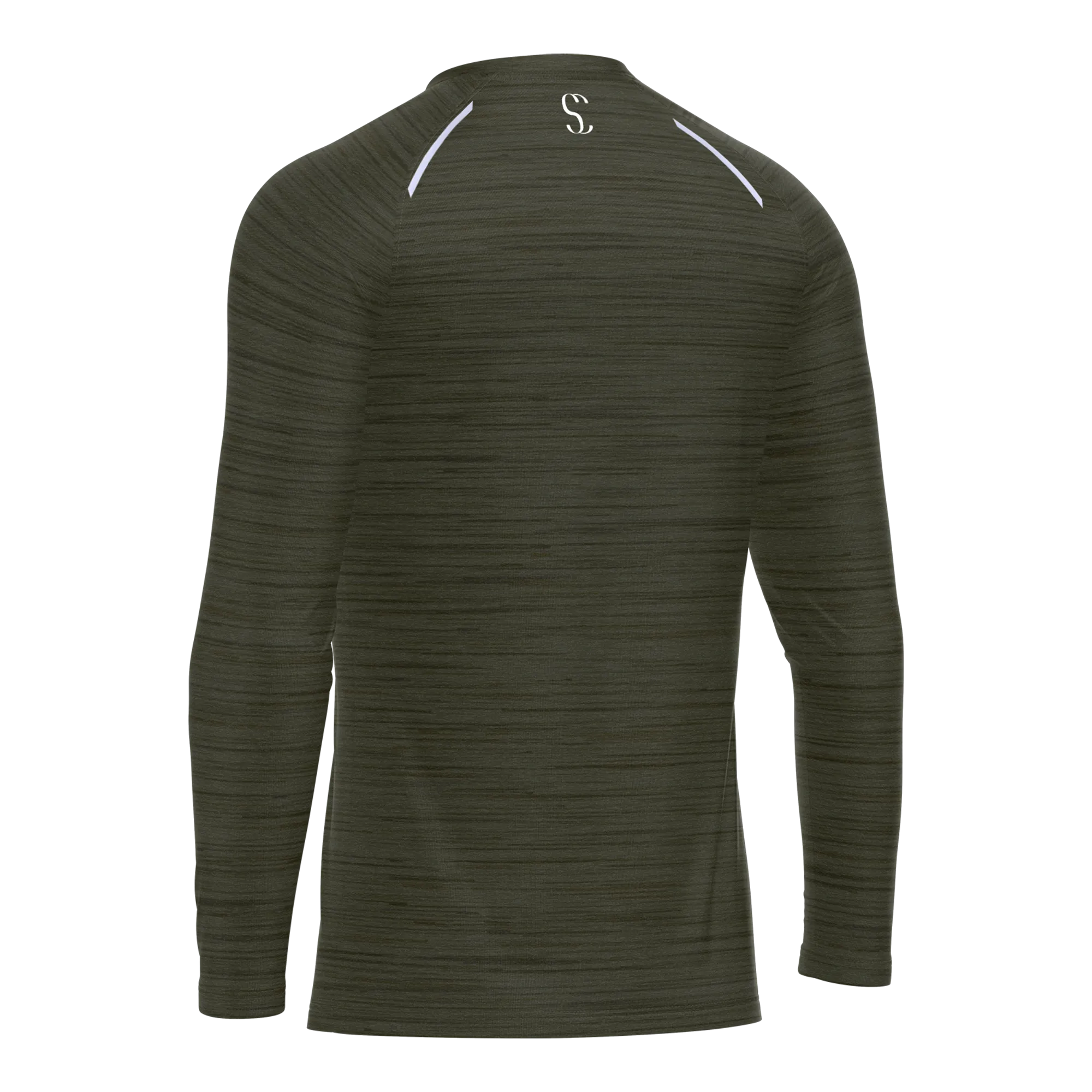 Men's Green Long Sleeve Thermal T-Shirt