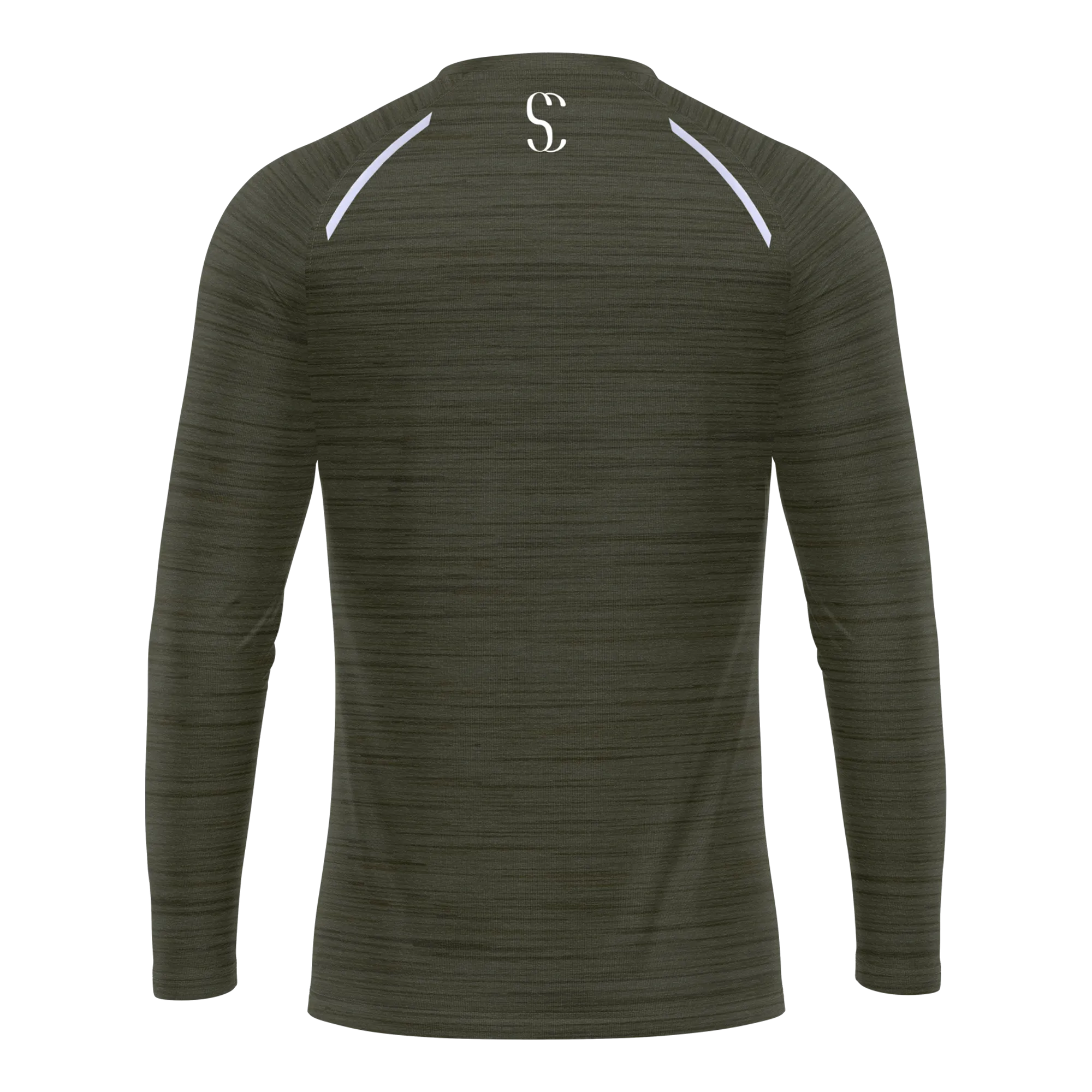 Men's Green Long Sleeve Thermal T-Shirt