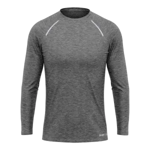 Men's Grey Long Sleeve Thermal T-Shirt