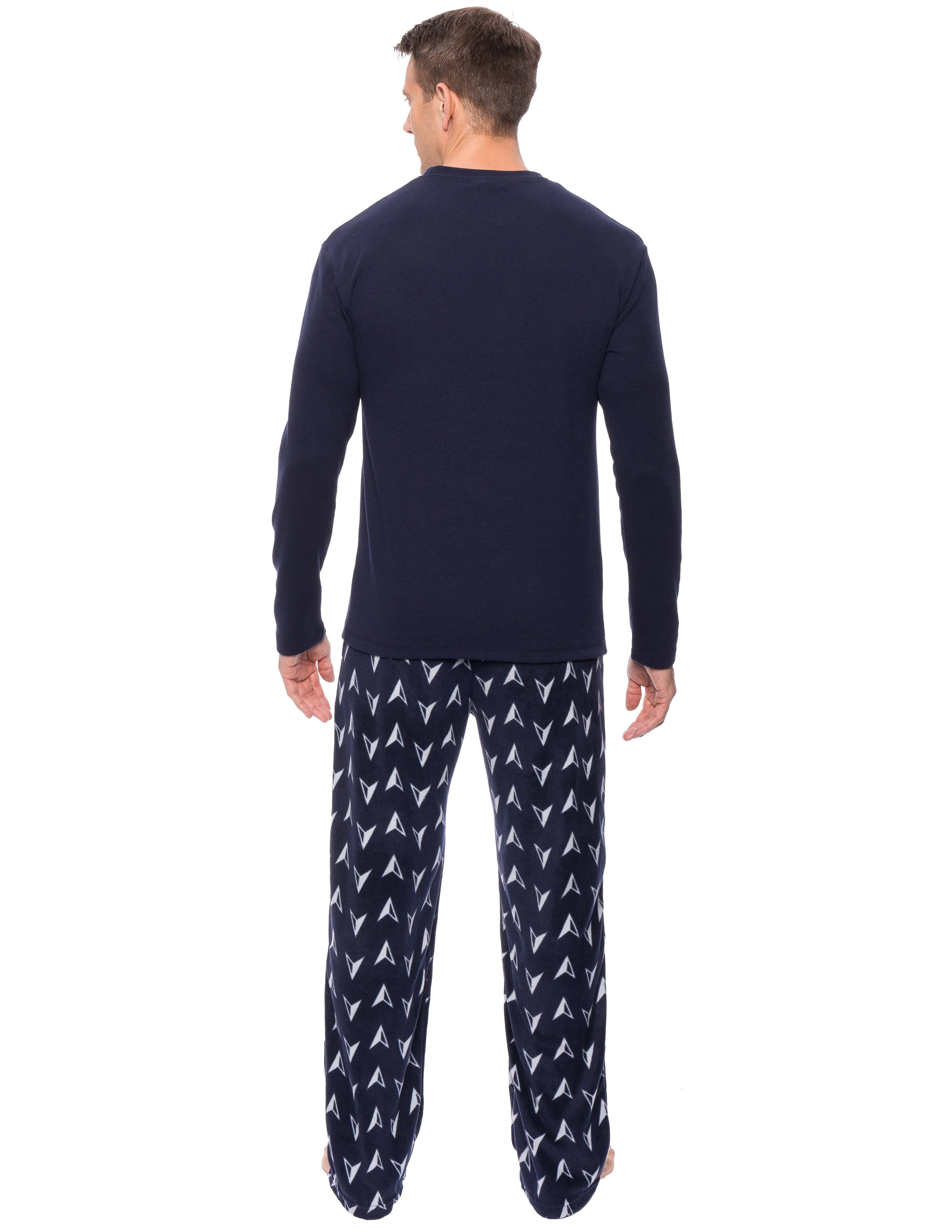 Mens Microfleece Lounge Set