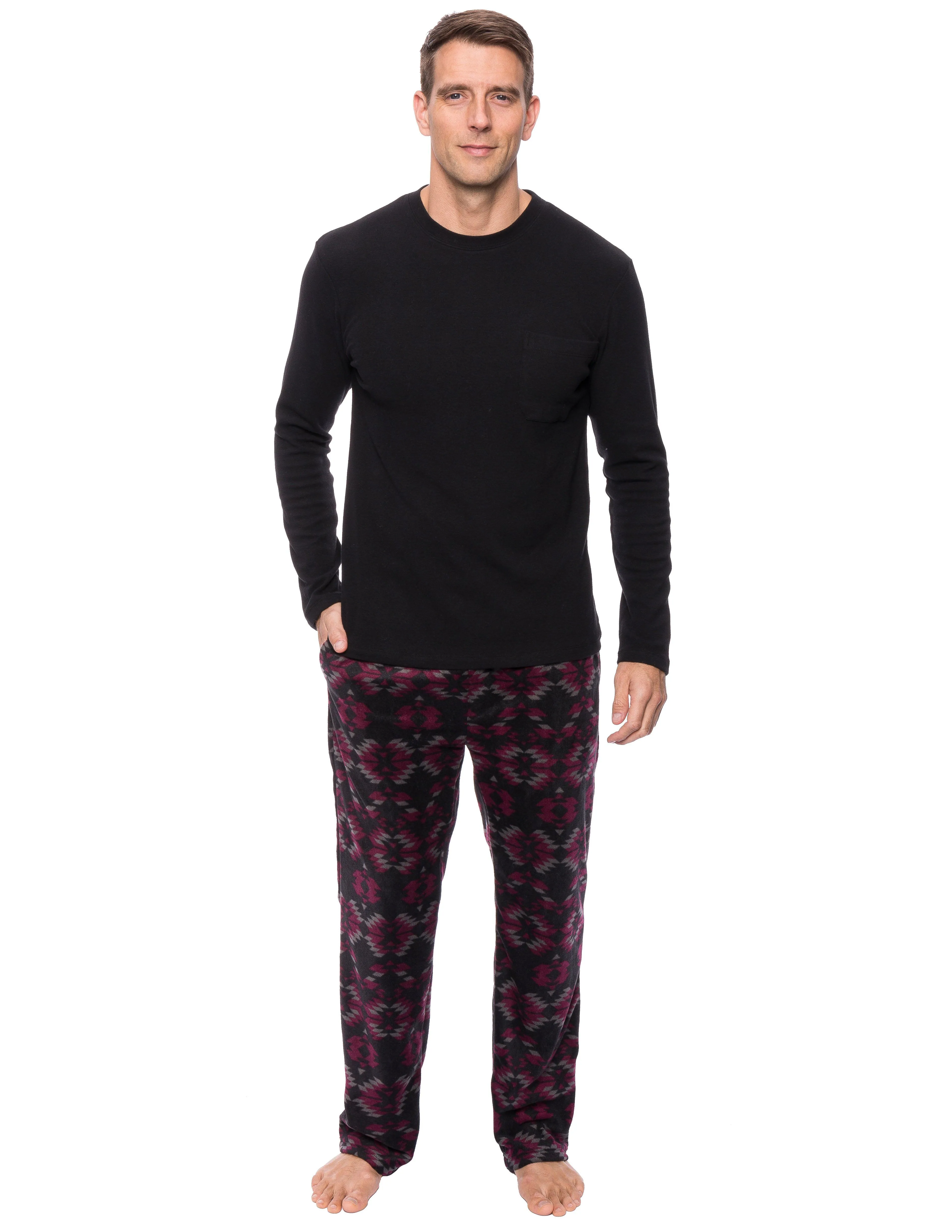 Mens Microfleece Lounge Set