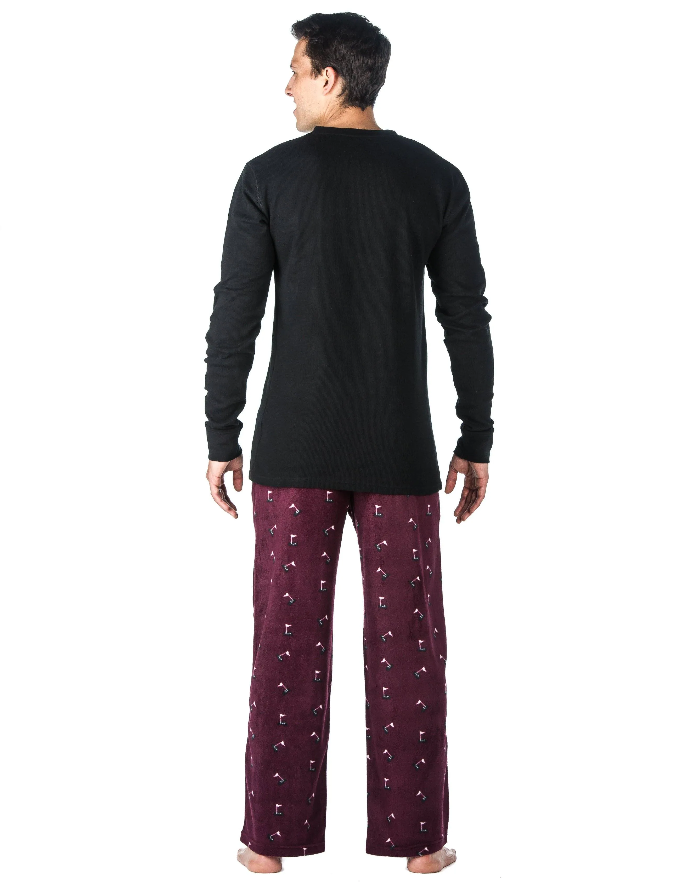 Mens Microfleece Lounge Set