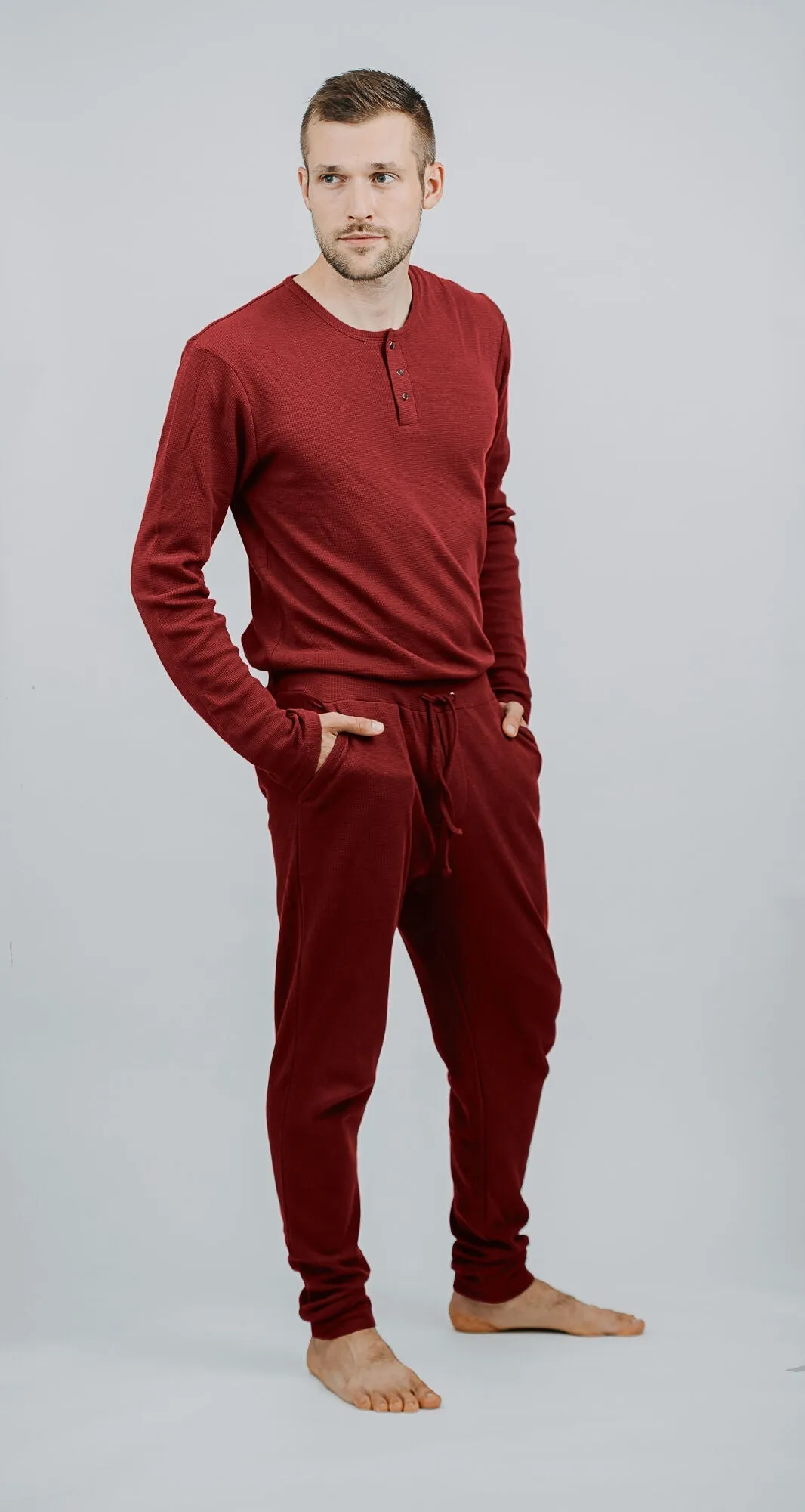 Men's Organic Thermal Lounge Set