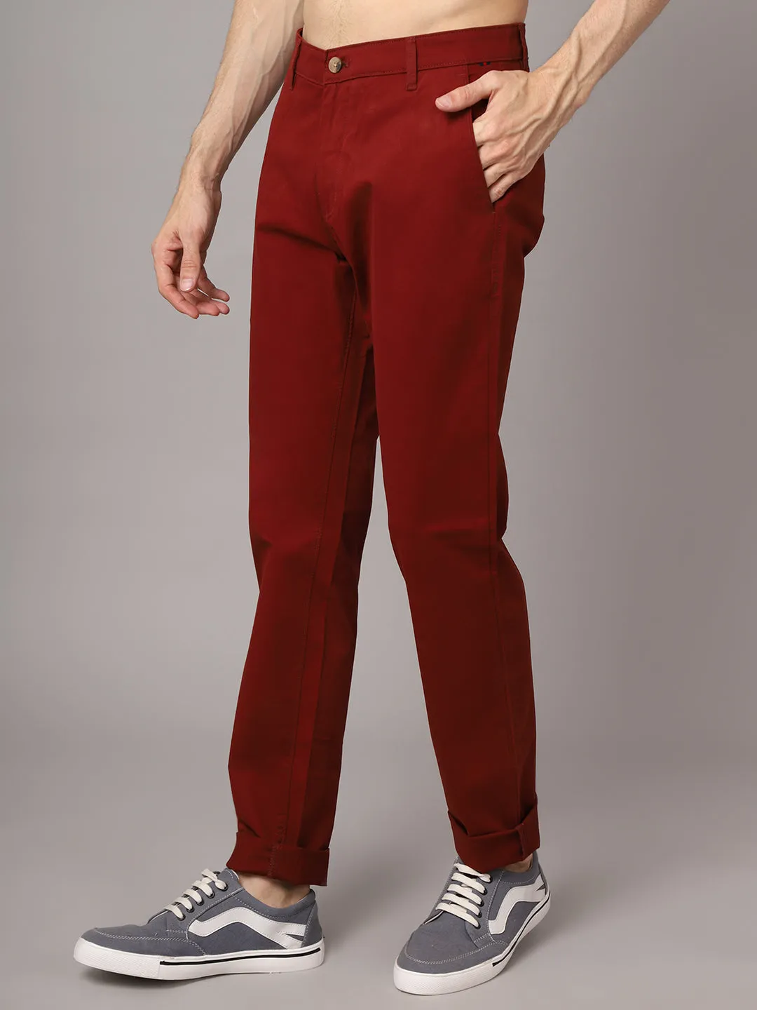 Mens Rust Trouser