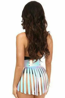 Mermaid Holo Fringe Skirt