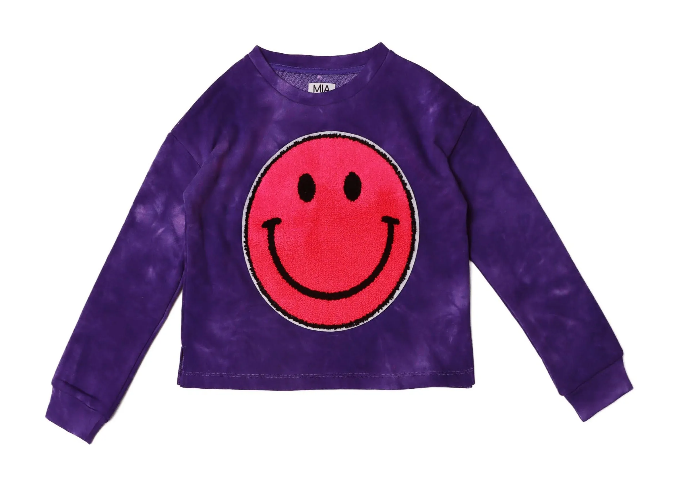 MIA New York Smile Sweatshirt - Purple