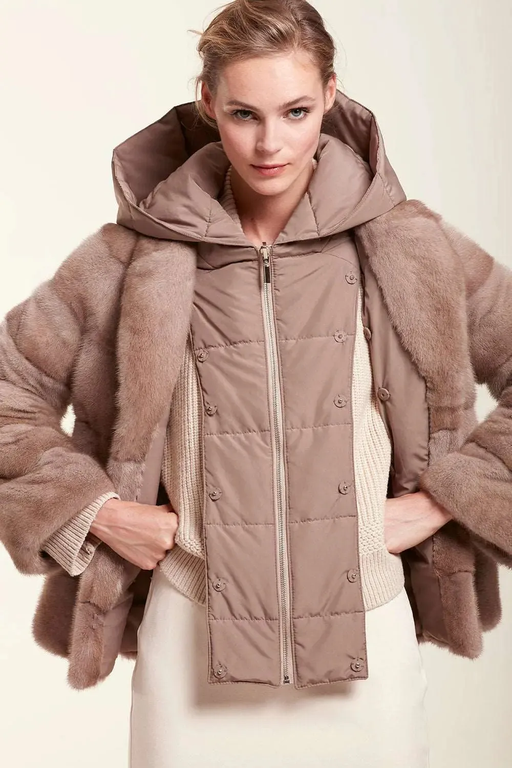 Mink jacket fur