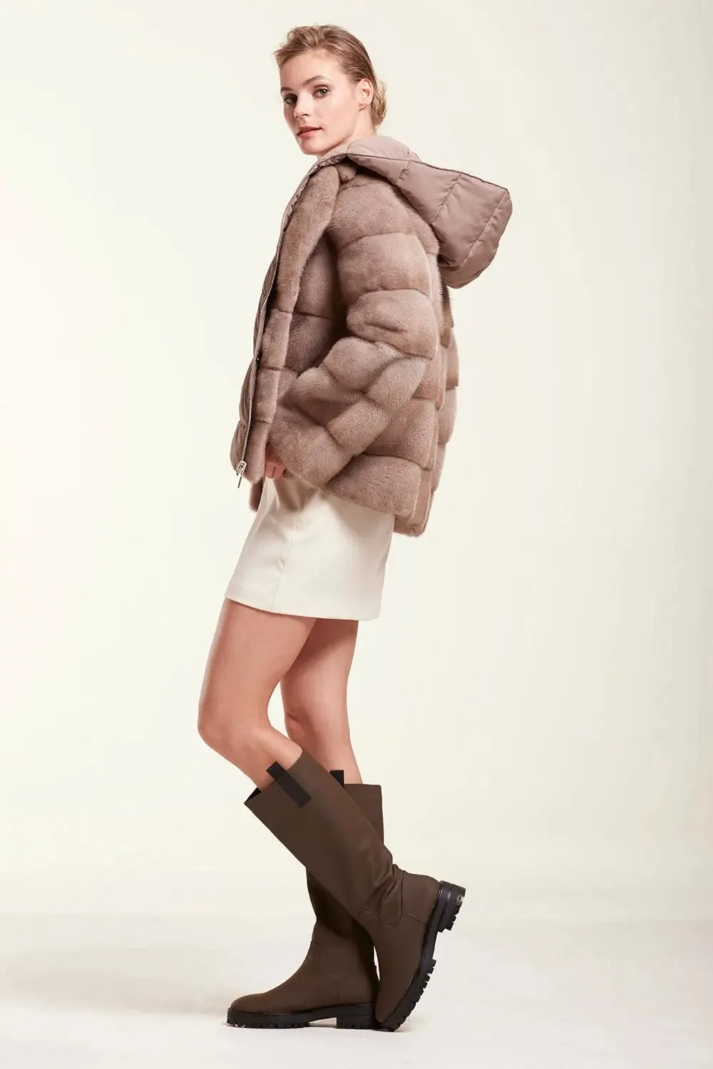 Mink jacket fur