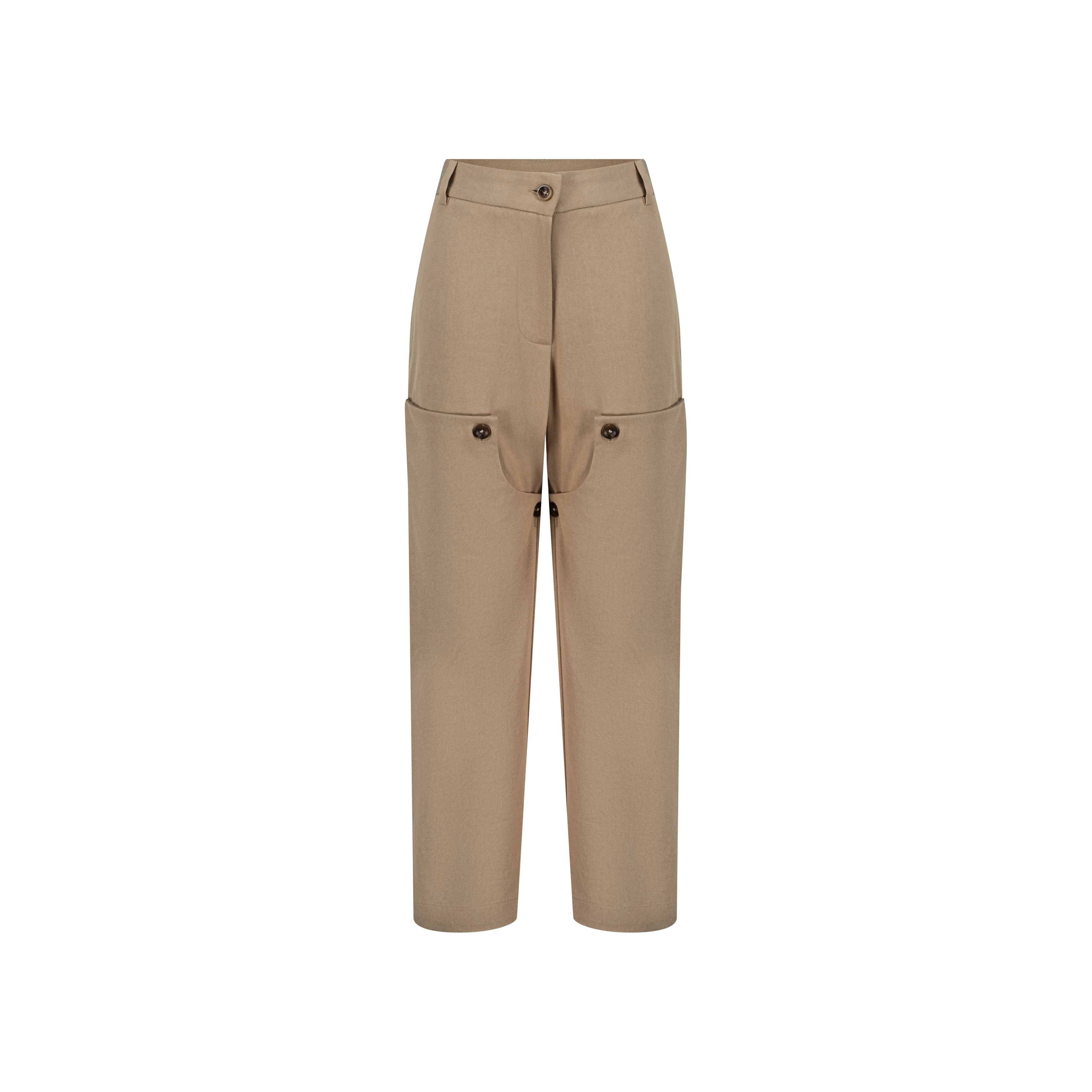 Mocha Marvel Girl's Casual Trousers